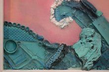 "North Beach" Collection : Trash Projex" by Heather Water, Mixed Media on Canvas