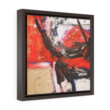 Abstract Square Framed Premium Gallery Wrap Canvas