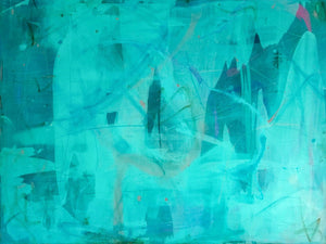 "Bioluminescence" by Emery Marczinko, Mixed Media on Canvas