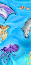 "The Sea Creatures Life" by Fernanda Angulo, Acrylic on Canvas