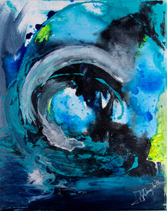 “Wave” By Amanda Remmington, Acrylic on Canvas
