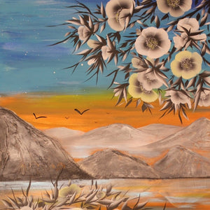 "Mountain Lake" by Helena Faitelson, Acrylic on Canvas