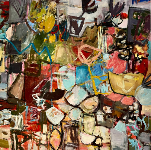 “Black Hole Sun” by  Christy Hopkins, Acrylic on Canvas