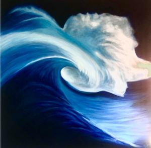 "Blue Dream" by Howard Kirk, Oil on Canvas