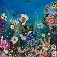 Deep Sea Paradise by Veronica Wong, Mixed Media on Canvas