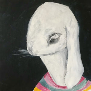 White Rabbit by Anna Wilhelmsson, Acrylic on Canvas