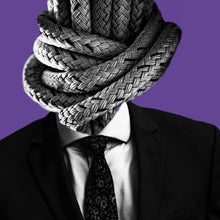 Grey Knotted Head by Glen Ellis, Digital Art on Canvas