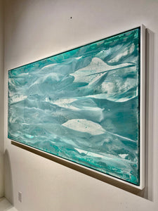 “Seafoam” by TOWNLEY, Mixed Media on Canvas
