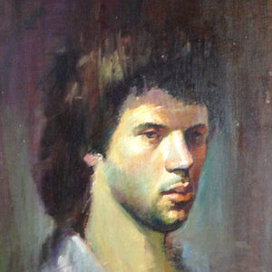"Young and Handsome" by Roman Berger, Pastel on Canvas
