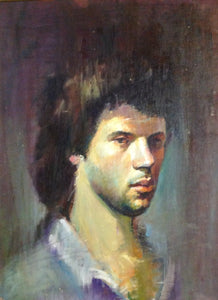 "Young and Handsome" by Roman Berger, Pastel on Canvas