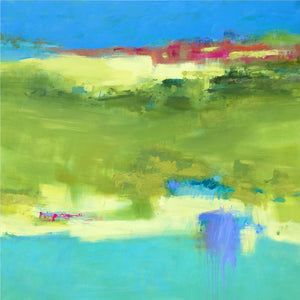 “Field Notes” by Janet Bothne, Acrylic on Canvas