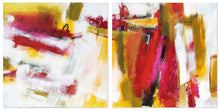 "Sum Of Its Parts” Diptych by Janet Bothne, Acrylic on Canvas
