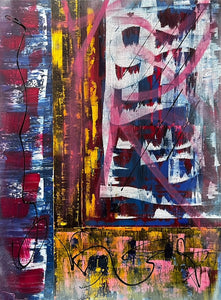 "Bourbon Street" by Jeff Petsche, Mixed Media on Canvas