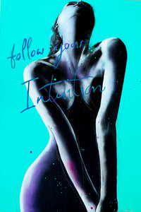 "Follow your Intuition" by ﻿Josianne Fiset, Acrylic on Canvas