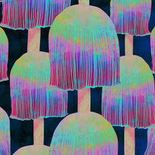 "Fairy Inkcap Glow" by Kate Segal, Digital Mixed Media Giclée on Canon Satin Photo Paper