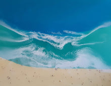 "Laguna Beach" by Peggy Klauss, Mixed Media on Canvas