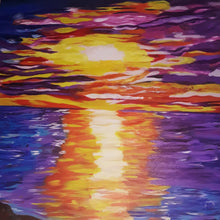 "Radiant Sunset” By Kristi Argyle, Acrylic on Canvas