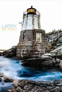 “Stony Lighthouse” by Larry Beard, Fine Art Aluminum