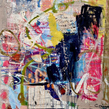 "One Thing Leads to Another" by Lesley Grainger, Mixed Media on Canvas