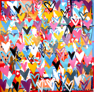 Love and Fun by Mercedes Lagunas, Acrylic on Canvas