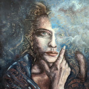 "Under the Skin" by Marz Pacheco, Oil on Gallery Wrapped Canvas