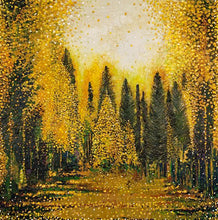 "Autumn Beauty" by May Attar, Oil on Canvas