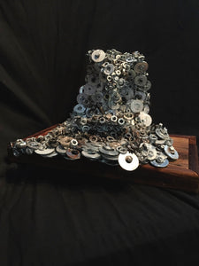 "Washer Wave Sculpture" by Nathan Paul Gibbs, Sculpture