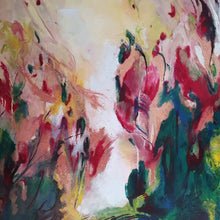 "Autumn Walk #1" by Kathy Nettles, Oil and Cold Wax on Canvas