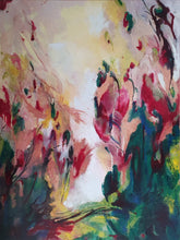 "Autumn Walk #1" by Kathy Nettles, Oil and Cold Wax on Canvas