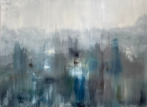 "Seafloor" by Nichole Lauren Fry, Oil on Canvas
