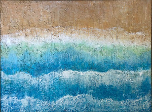 “Shifting Tides” By Juanita D. Holley, Acrylic on Canvas