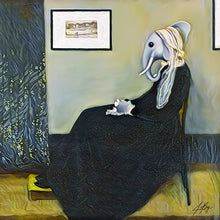 "Whistlers Mother" by Jennifer Page, Digital Painting on Canvas