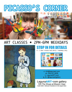 Picasso's Corner 100  4- sessions. Teacher Michelle Frae Cummings