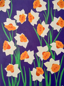 "Daffodils" by Raquel Carlson, Acrylic on Canvas