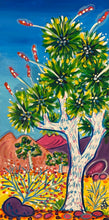 ﻿"Joshua Tree Blooms" Diptych by Rachel Houseman, Acrylic on Canvas