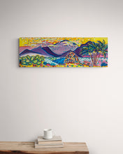 "Palm Spring Sunset" by Rachel Houseman, Acrylic on Canvas