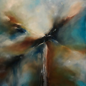 Relief by Maria Biederbeck, Oil on Canvas