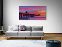 "San Clemente Red Sunsets" by Ric Sorgel, Photograph on Acrylic