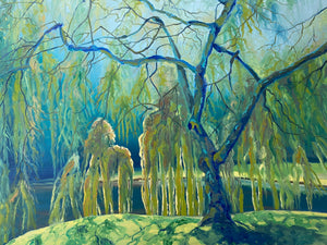 “Willow's Calm” By Rebecca Robb, Oil on Canvas