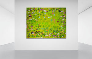 "Garden of Eden" by Barbara Romain, Acrylic on Canvas