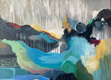 "﻿River of Dreams" by Shalla Javid, Mixed Media on Canvas