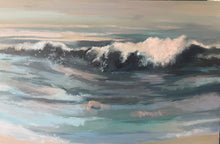"Sometimes in the Wave of Change we Find out True Direction" by Shalla Javid, Acrylic on Canvas