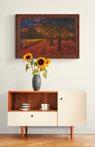 "Autumn" by Sidrah Hakim, Oils on Canvas