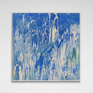 "Blue" by Souzan Zargari, Acrylic on Canvas