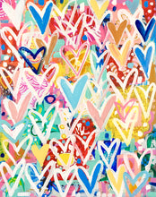 Spring Hearts by Mercedes Lagunas, Acrylic on Canvas