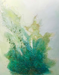 "Splash" by Tamara Bettencourt, Mixed Media on Canvas