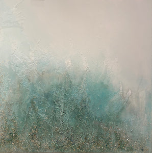 "Love Wave" By Tamara Bettencourt, Mixed Media on  Canvas