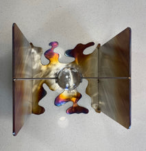 "Time/Space" by Tom Watson, Stainless Steel, Glass