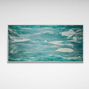“Seafoam” by TOWNLEY, Mixed Media on Canvas