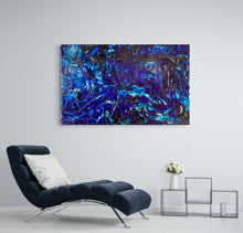 “Super Gel Blue” by TOWNLEY, Oils on Canvas